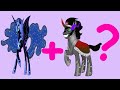 Nightmare Moon and King Sombra Fusion My Little Pony