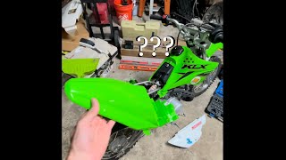 WHY Would KAWASAKI Do THIS!?!? - 2022 KLX110 Rear Fender Replacement.