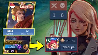 MELISSA SAID IM A CHEATER! TOP GLOBAL CLAUDE PURE DAMAGE🔥