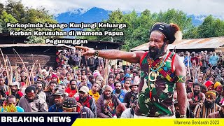 Kunjungan Forkopimda Lapago kepada Keluarga Korban Kerusuhan di Wamena