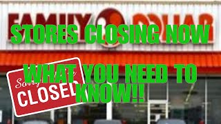 Warning: Family Dollar closures explained