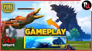 PUBG MOBILE X GODZILLA VS KONG GAMEPLAY || Pubg Godzilla Vs Kong Mode || PUBG 1.4.0 UPDATE