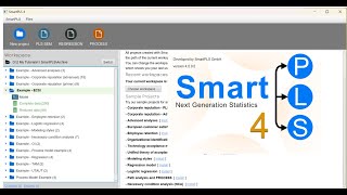 الدرس رقم 1/ جولة سريعة في واجهة المستخدم الجديدة للبرنامج #smartpls4