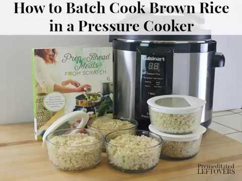 How to Cook Brown Rice in a Pressure Cooker - Easy Meal Prep Technique How to Cook Brown Rice in a Pressure Cooker - Easy Meal Prep Technique