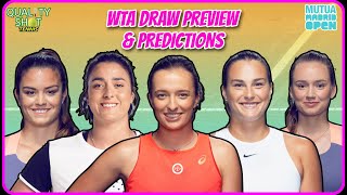 🎾WTA Mutua Madrid Open 2023 Draw Preview & Predictions | Swiatek To Win Again? | QualityShot Tennis