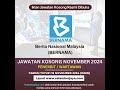 JAWATAN KOSONG BERNAMA NOVEMBER 2024 #jawatankosong #jobvacancymalaysia #malaysia