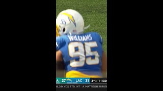 Nick Williams with a Tackle For Loss vs. Miami Dolphins