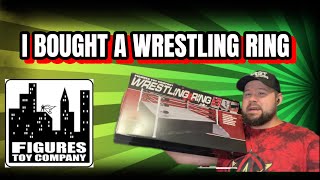 MEGA Wrestling Figure Haul featuring a wrestling ring, entrance stage, and more!