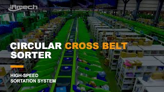 Circular Cross Belt Sorter  |  iAmech Logistics Automation Products