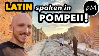 American speaks Latin to Italians in Pompeii 🌋 watch their reaction! 😳 🇮🇹