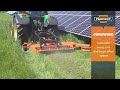 perfect sunswing mower for maintenance of solar parks