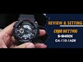 CARA SETTING JAM TANGAN CASIO G-SHOCK GA 110 1ADR / GA-110-1ADR  #jamtanganoriginal