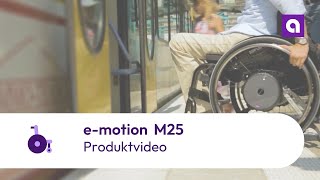 e-motion M25 | Restkraftverstärkender Greifreifenantrieb für Rollstühle