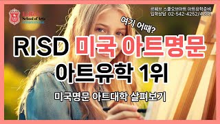 RISD 아트유학 명문 예술대학 소개