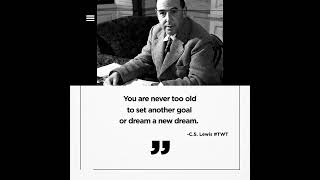 Motivational Quote by C.S. Lewis #motivationalquotes