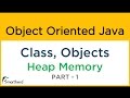 Java CLASS, OBJECT, HEAP Memory and Class Variable Types. Object Oriented Java Tutorial #9.1