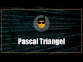 How to solve pascal triangle | javascript solution