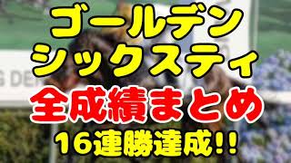 香港最強馬ゴールデンシックスティ(金鎗六十)の全成績まとめ【16連勝】