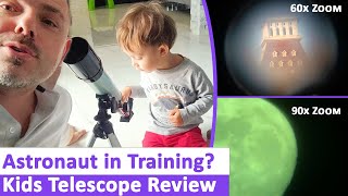 Portable Mijiaowatch Telescope For Kids \u0026 Beginners - 50mm up to 90X Zoom