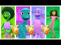 Color Dance Challenge Dame Tu Cosita vs El Taiger Me Kemaste | META ANIMATION