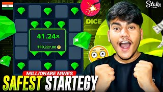 Best Millionare Mines Strategy For Profit - Stake | Stake Low Balance Strategy | Stake strategy |