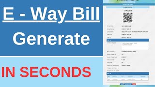 E Way Bill Kaise Banaye 2023 | How to Generate Eway Bill | e-way bill  | e-way