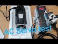 First test run AC Servo motor 1kW