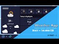 React Weather App using Tailwind CSS  || Project based Series- #1 React & Tailwind CSS Setup