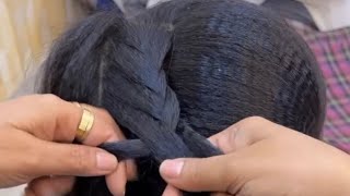 Beautiful bread hairstyle￼ full tutorial by Kahkasha Shamsi