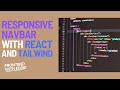 Create a Responsive Navbar using React and Tailwind from Scratch