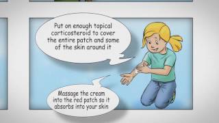 Atopic eczema : How to apply your topical corticosteroid in images