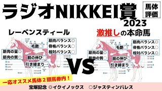 【ラジオNIKKEI賞2023】レーベンスティールはこの舞台ならイケるんじゃないかな〜。本命は惚れてるねん、やっぱり。【馬体評価】