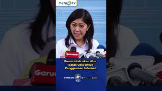 Pemerintah Rencanakan Aturan Batas Usia untuk Media Sosial #shorts