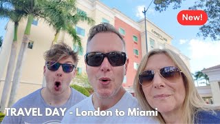 NEW l Travel Day Vlog l London Heathrow to Miami l Courtyard by Marriott Miami Homestead l Nov 24 l