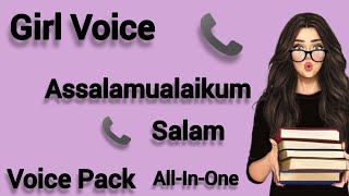 Ladki Ki Awaaj | Assalamualaikum Salam Selam #call Female Voice Hindi @FemaleVoiceEffect 📞