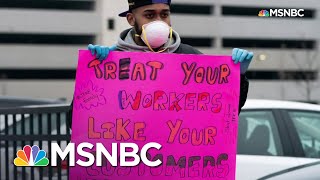 Amazon Worker Leads Protest Against Working Conditions, Is Fired | All In | MSNBC
