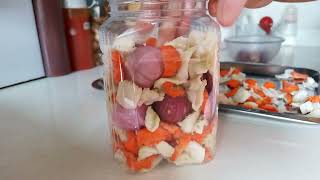 pickled vegetables|ผักดองสามรสเวียดนาม ทำง่าย เก็บไว้ทานได้นาน