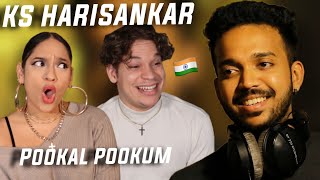 Our New Favourite Indian Singer! Waleska & Efra react to KS Harisankar - Pookal Pookum