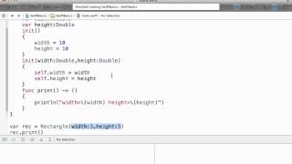Swift Initializers Parameters Local and External Names