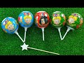 Satisfying Video l How To Make Rainbow Lollipop Candy FROM Oddly Slime Foots Pool Clay Cutting ASMR