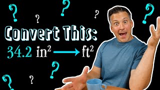 How to Convert Square or Cubed Units