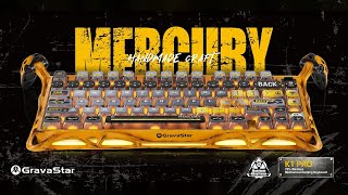 One-of-A-Kind Keyboard! Mercury K1 Pro - Battle-Worn Yellow | 75% mechanical keyboard for gamers!