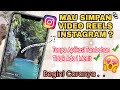 CARA SIMPAN VIDEO REELS INSTAGRAM-Tanpa Aplikasi Tambahan