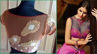 Net Cloth Blouse Design Ideas | Latest Netted Blouse Designs