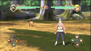 Ultimate Ninja Storm 2 Hidan and Kakuzu Moveset