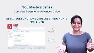 Ep 8.1: String & Date Functions Explained with Real Examples (MySQL Tutorial for Beginners)