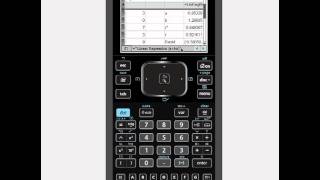 Scatter Plot, Linear Reg, Correlation & Residuals with TI-NSPIRE