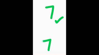 எண் 7. ஐ எப்படி எழுதுவது. How to write 7.#handwriting #numberformation #numberwriting