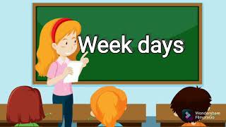 Days of the week Song|| Learn the seven days of the week #kidssongs #weekdays #learningdays