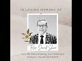 Rev. David Shwe Memorial Service || September 29, 2024